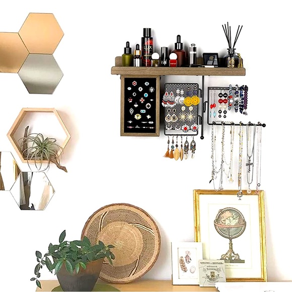 *NEW* Hanging Jewelry Organizer Wall Mount - Picture 1 of 9